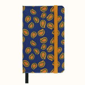 NWT Moleskine Silk Notebook, plain, hard cover, w/ gift box, Blue XS 6.5x10cm